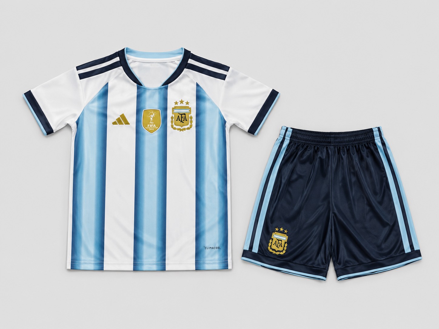 Argentina Home replica kit, shirt, shorts and socks