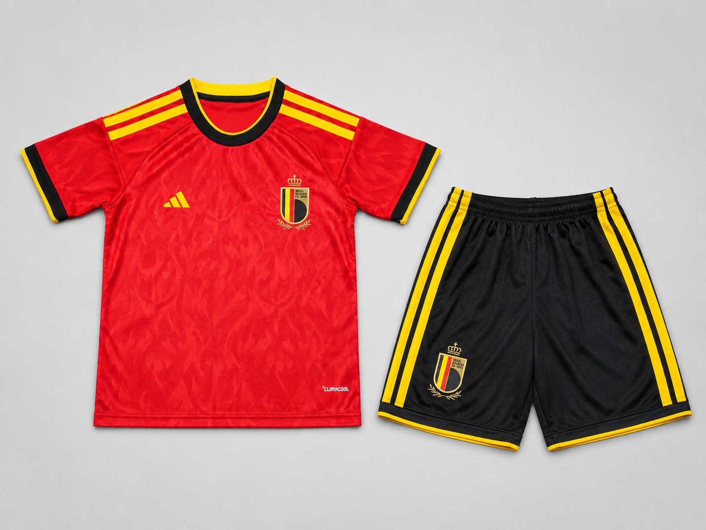Belgium Home replica kit, shirt, shorts and socks