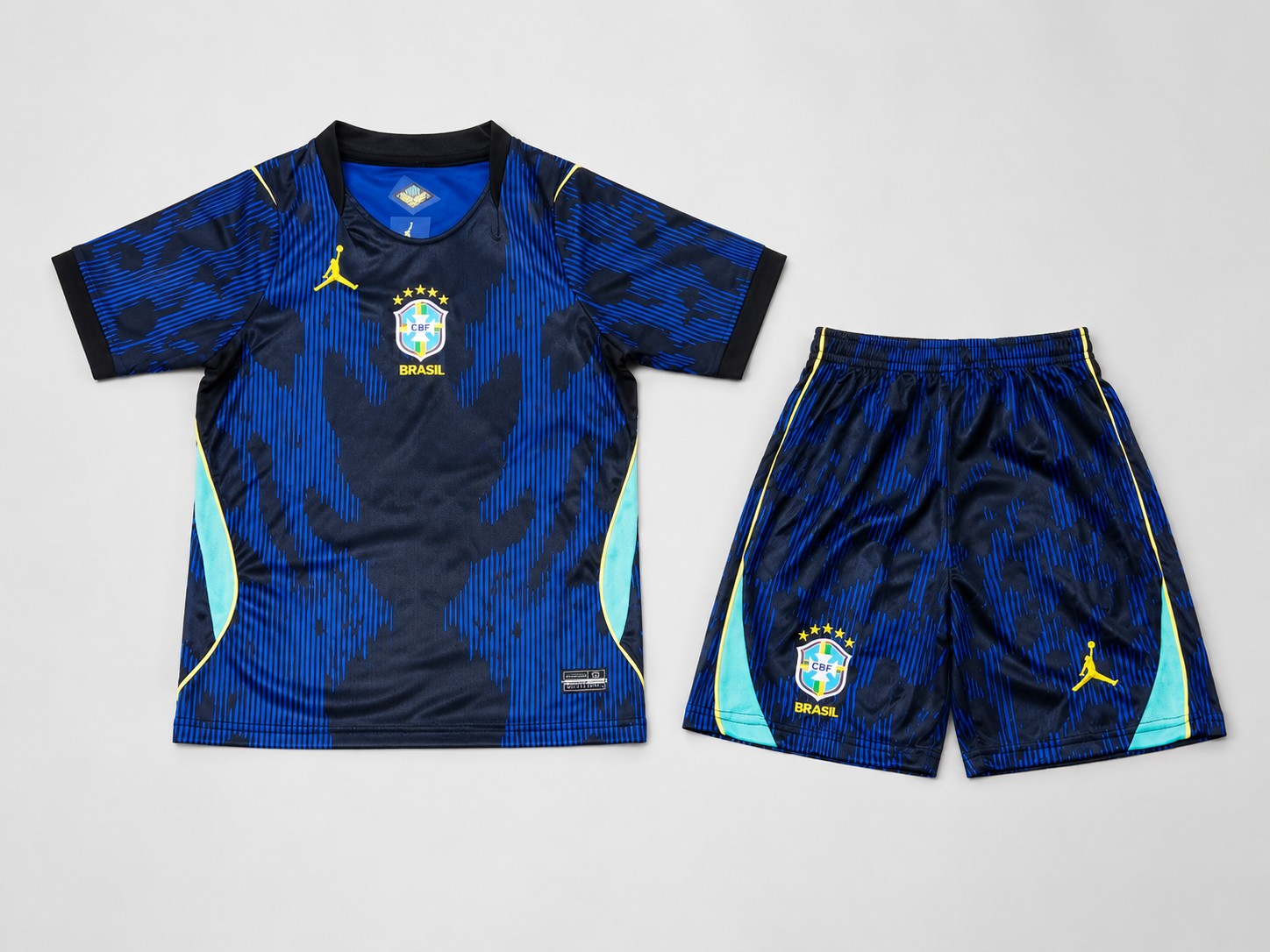 Brazil Away replica kit, shirt, shorts and socks