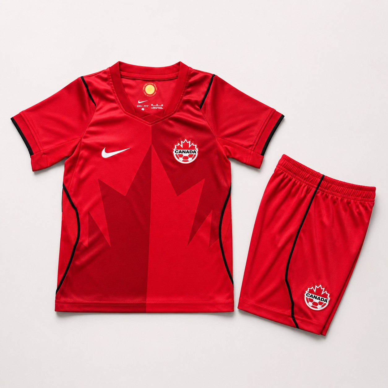 Canada Home replica kit, shirt, shorts and socks