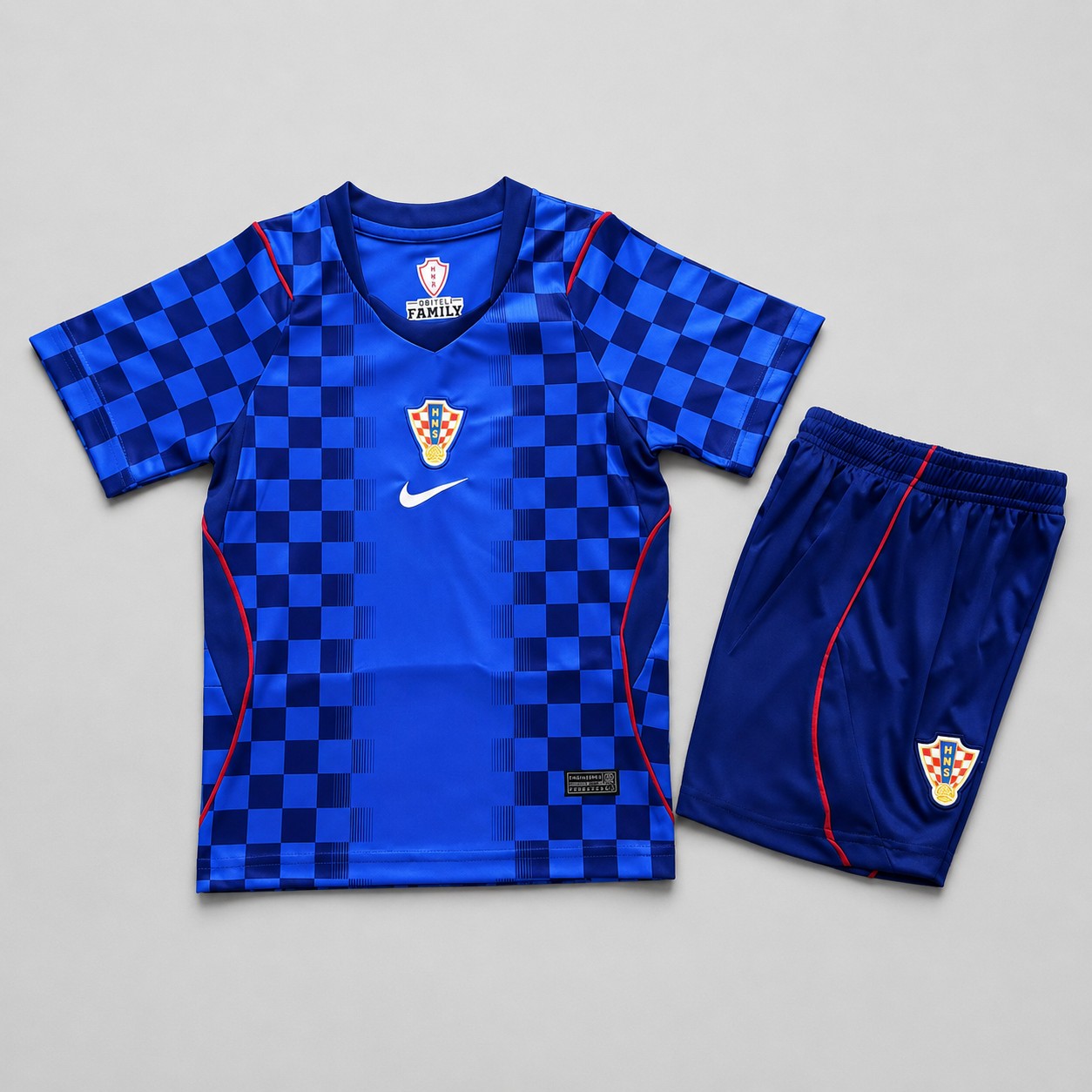 Croatia Away replica kit, shirt, shorts and socks