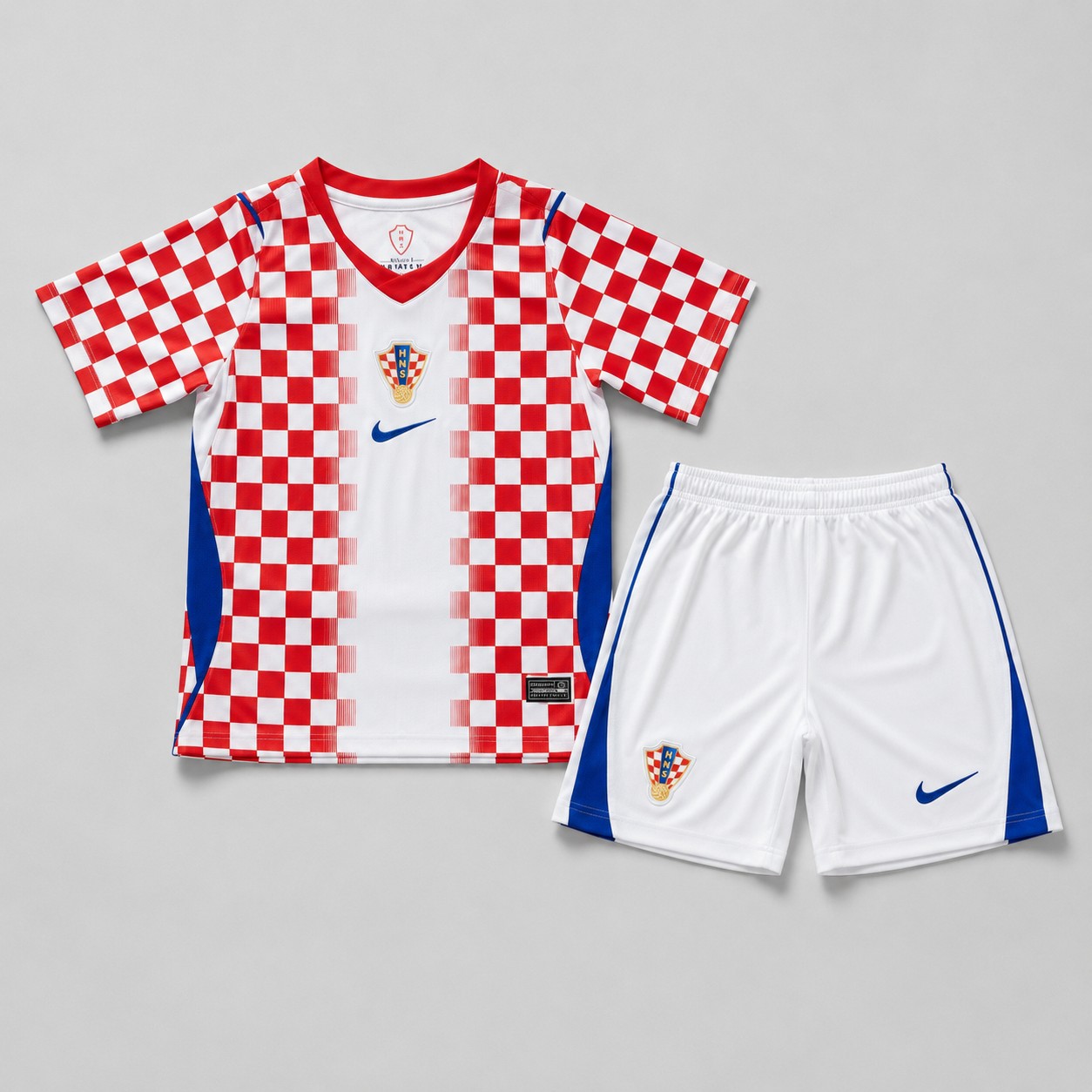 Croatia Home replica kit, shirt, shorts and socks
