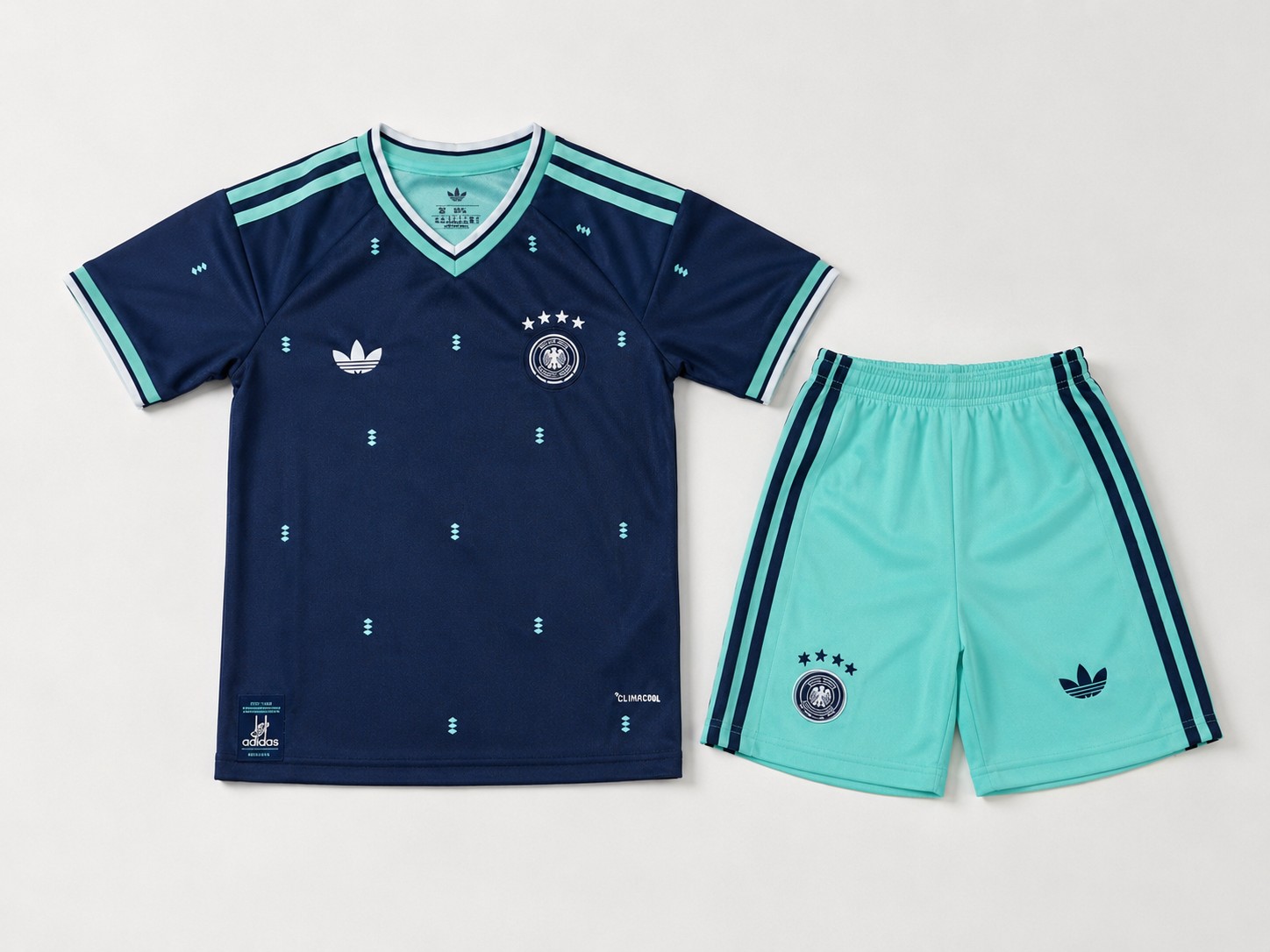 Germany Away replica kit, shirt, shorts and socks