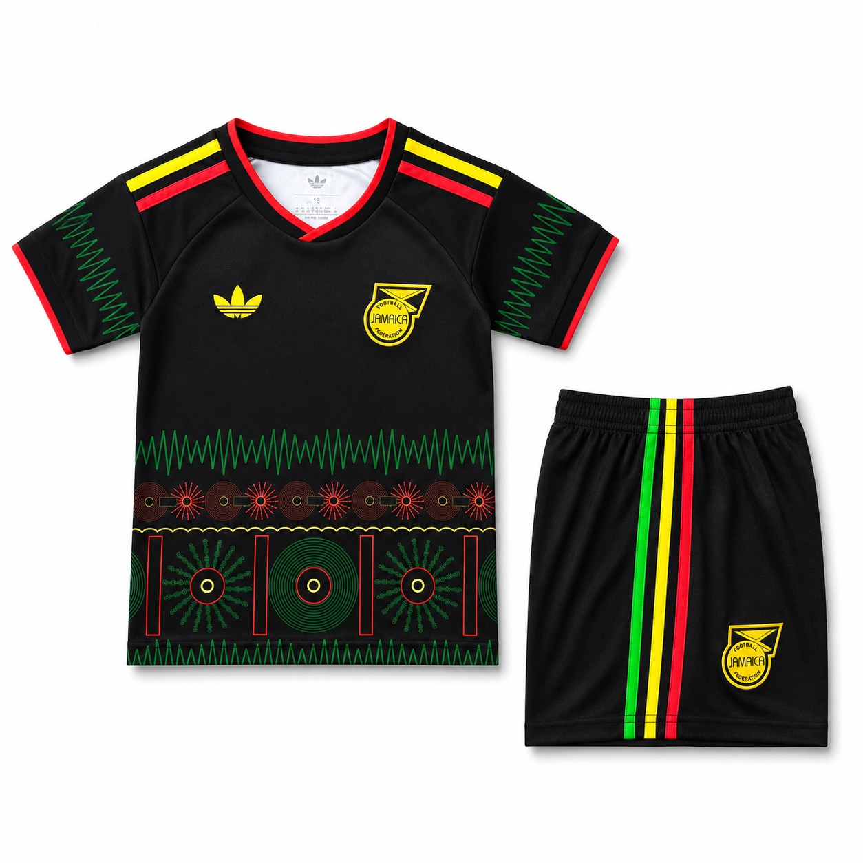 Jamaica Away replica kit, shirt, shorts and socks