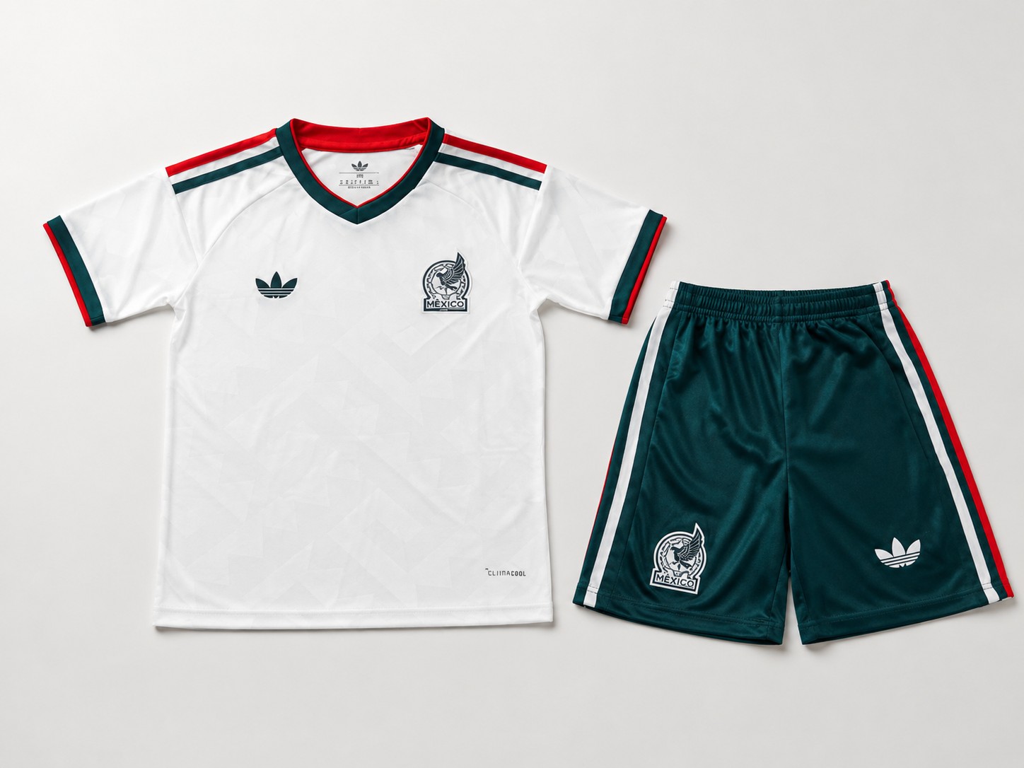 Mexico Away replica kit, shirt, shorts and socks