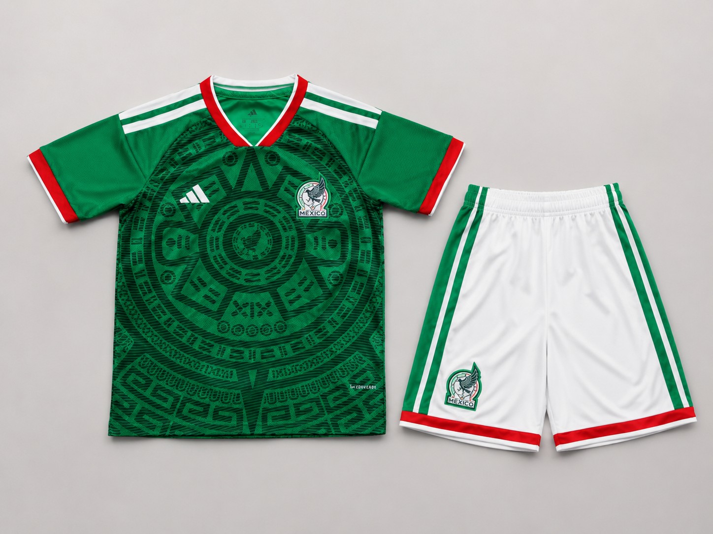 Mexico Home replica kit, shirt, shorts and socks