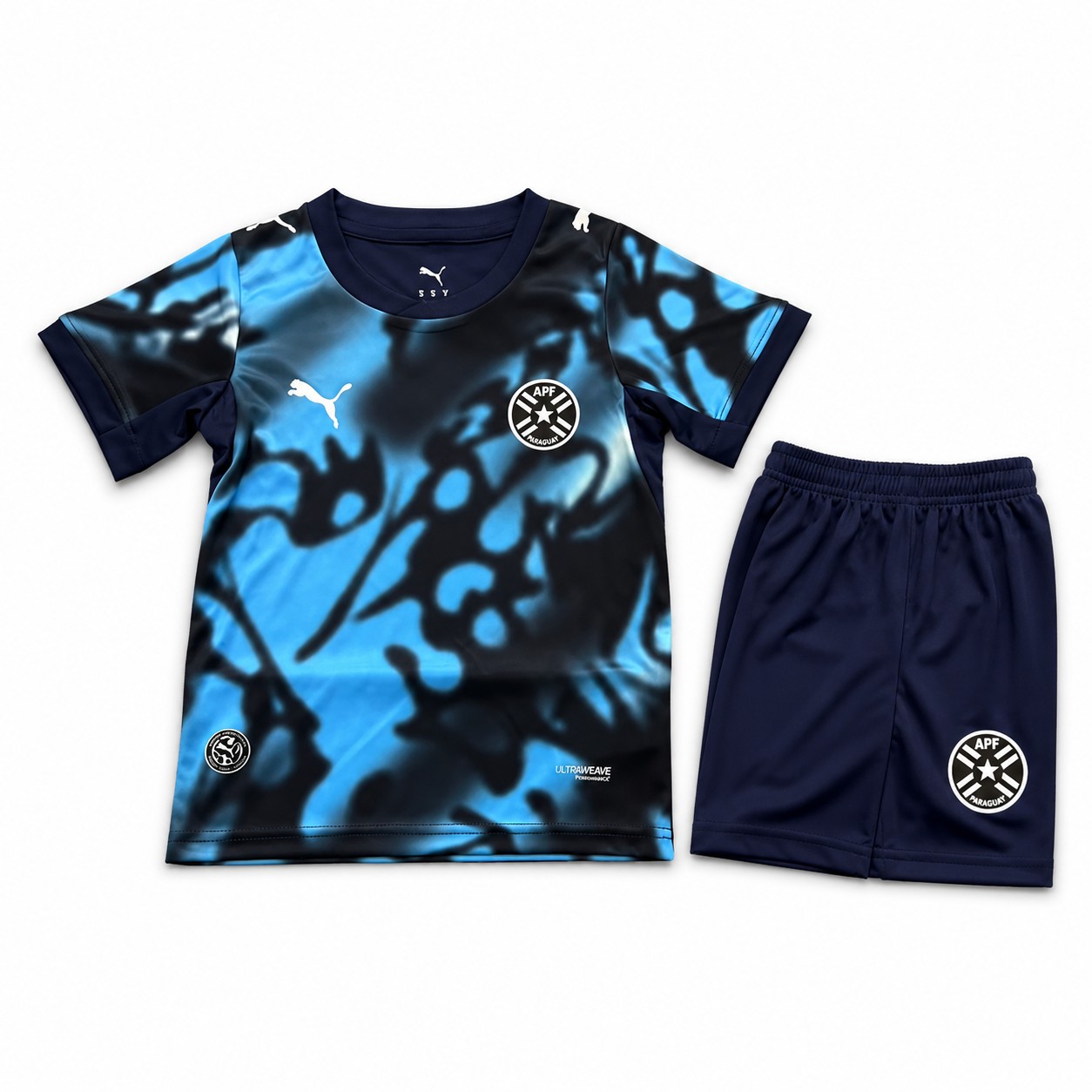 Paraguay Away replica kit, shirt, shorts and socks
