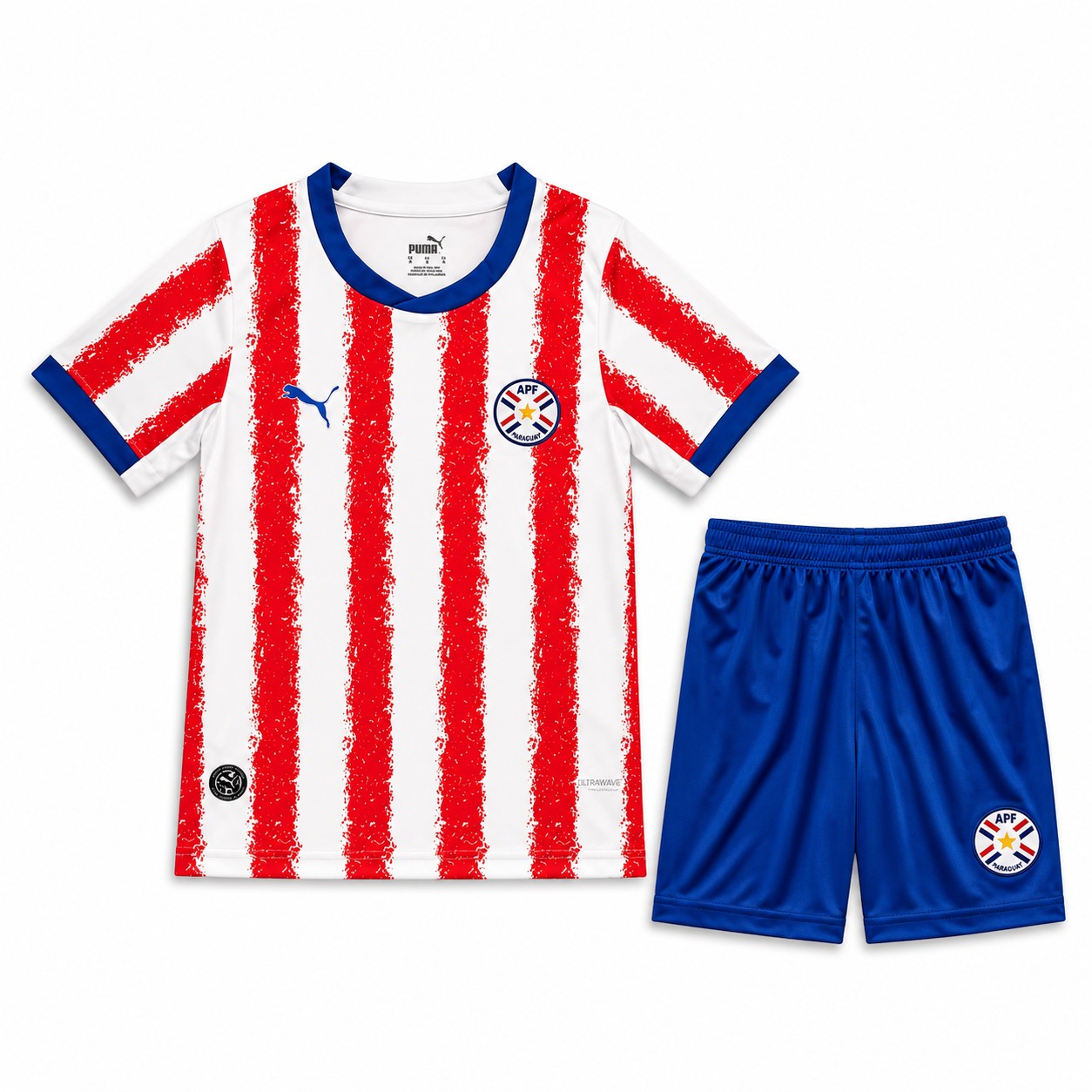 Paraguay Home replica kit, shirt, shorts and socks