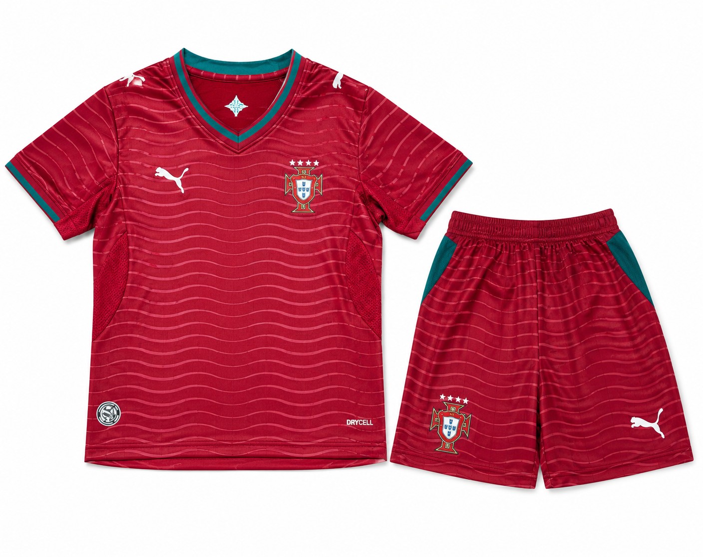 Portugal Home replica kit, shirt, shorts and socks