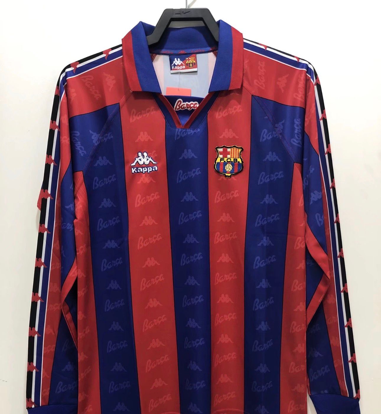 Barcelona Striped football shirt