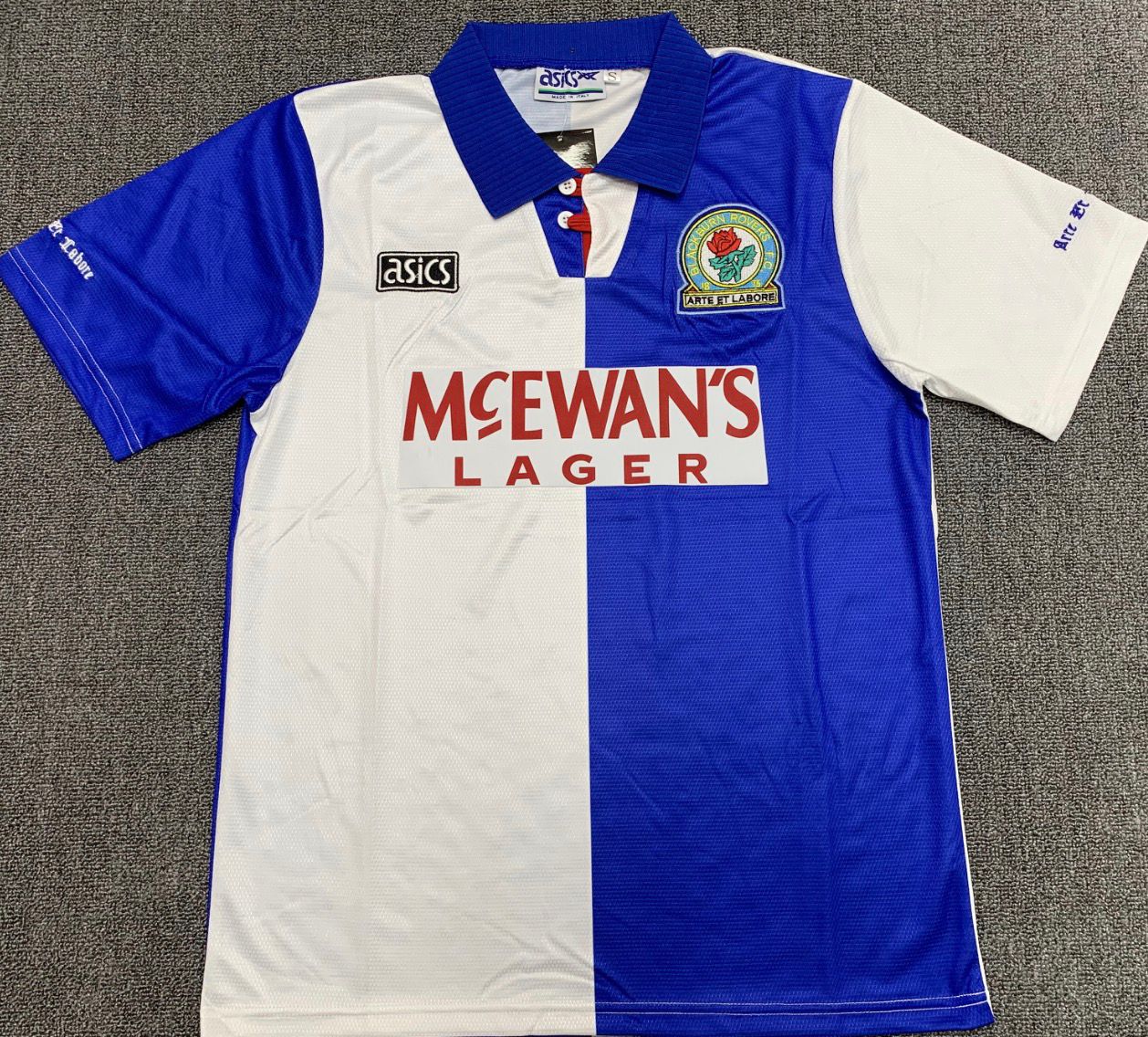 Blackburn Mcewans football shirt