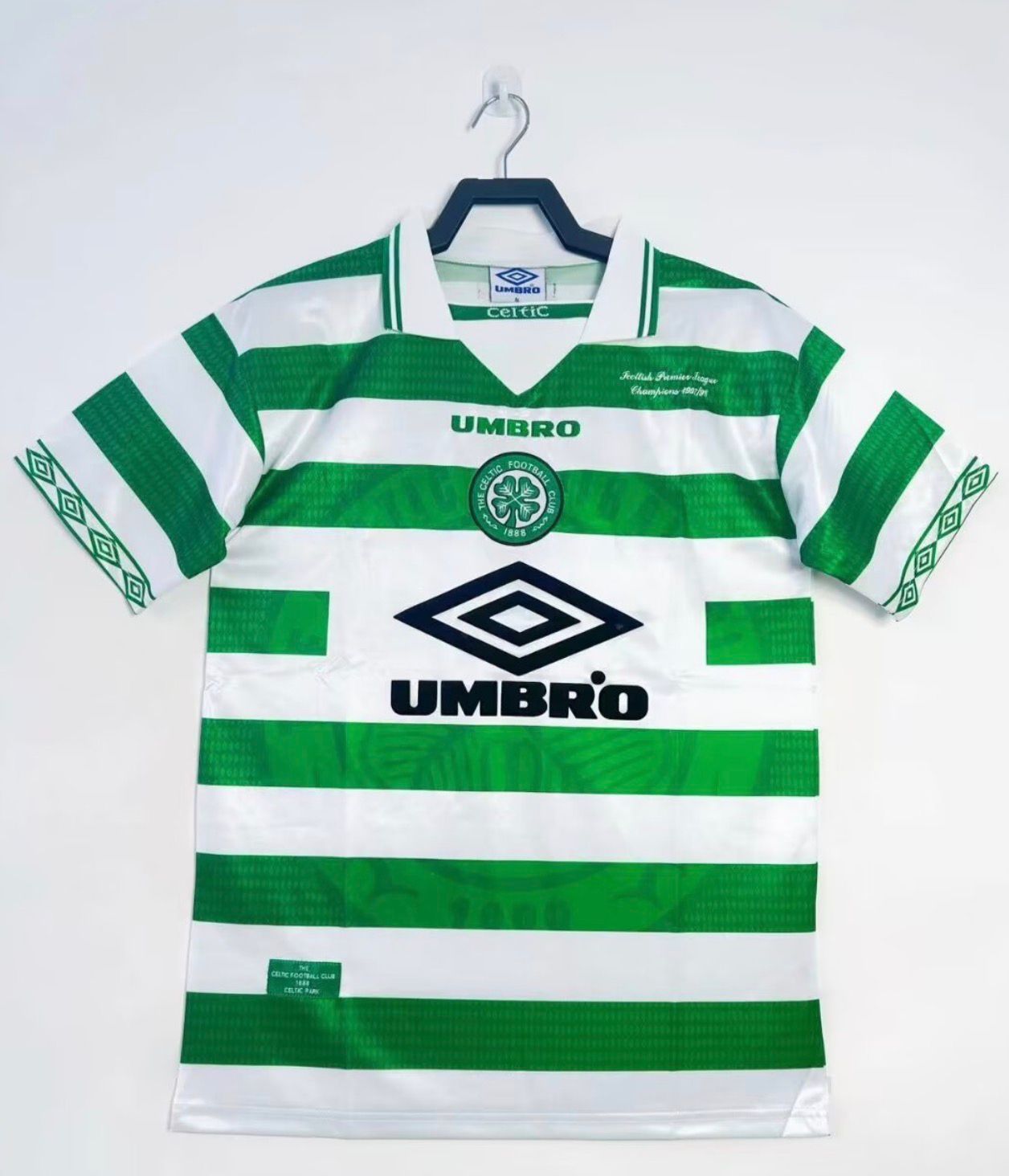 Celtic Hoops Umbro football shirt