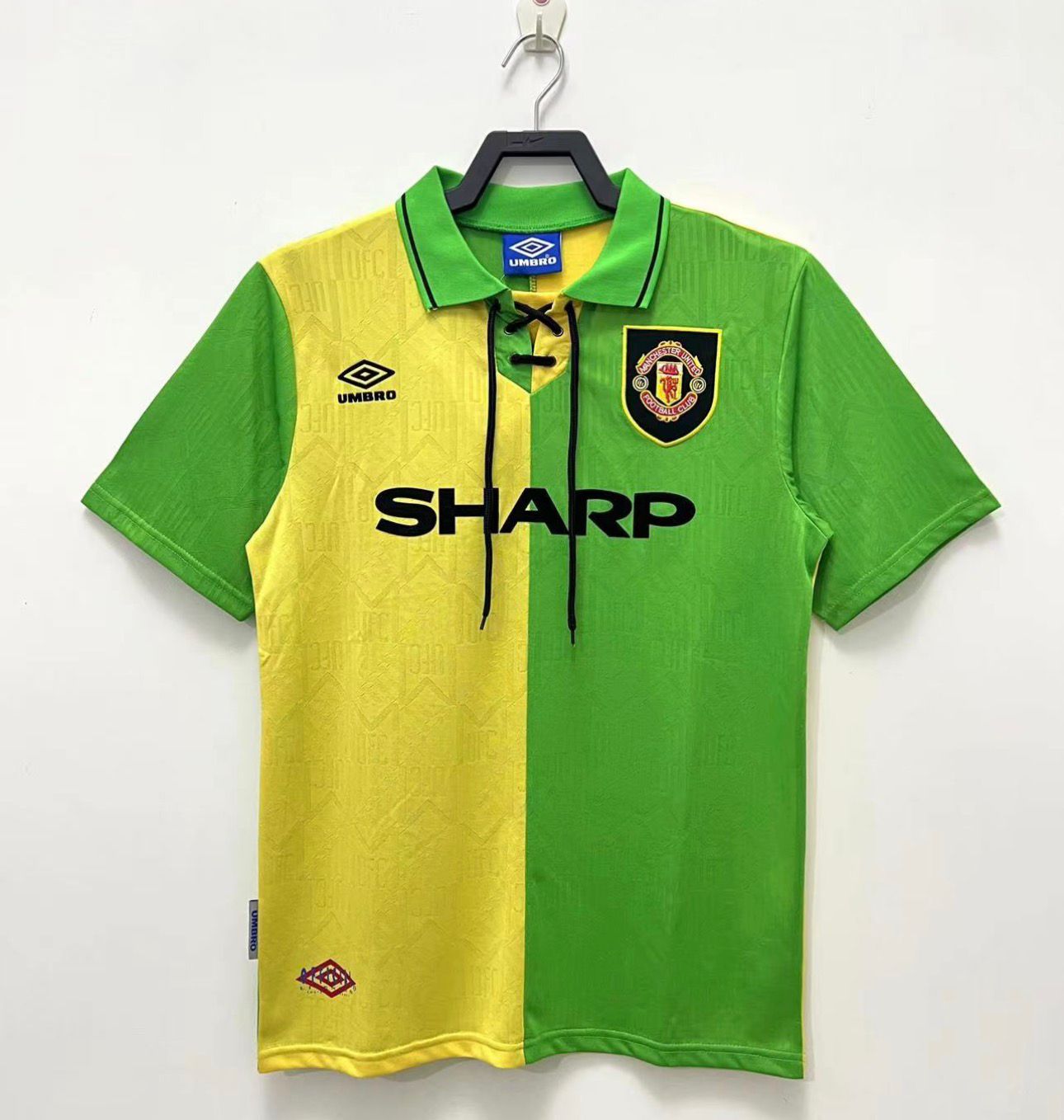 Man United Sharp Green football shirt