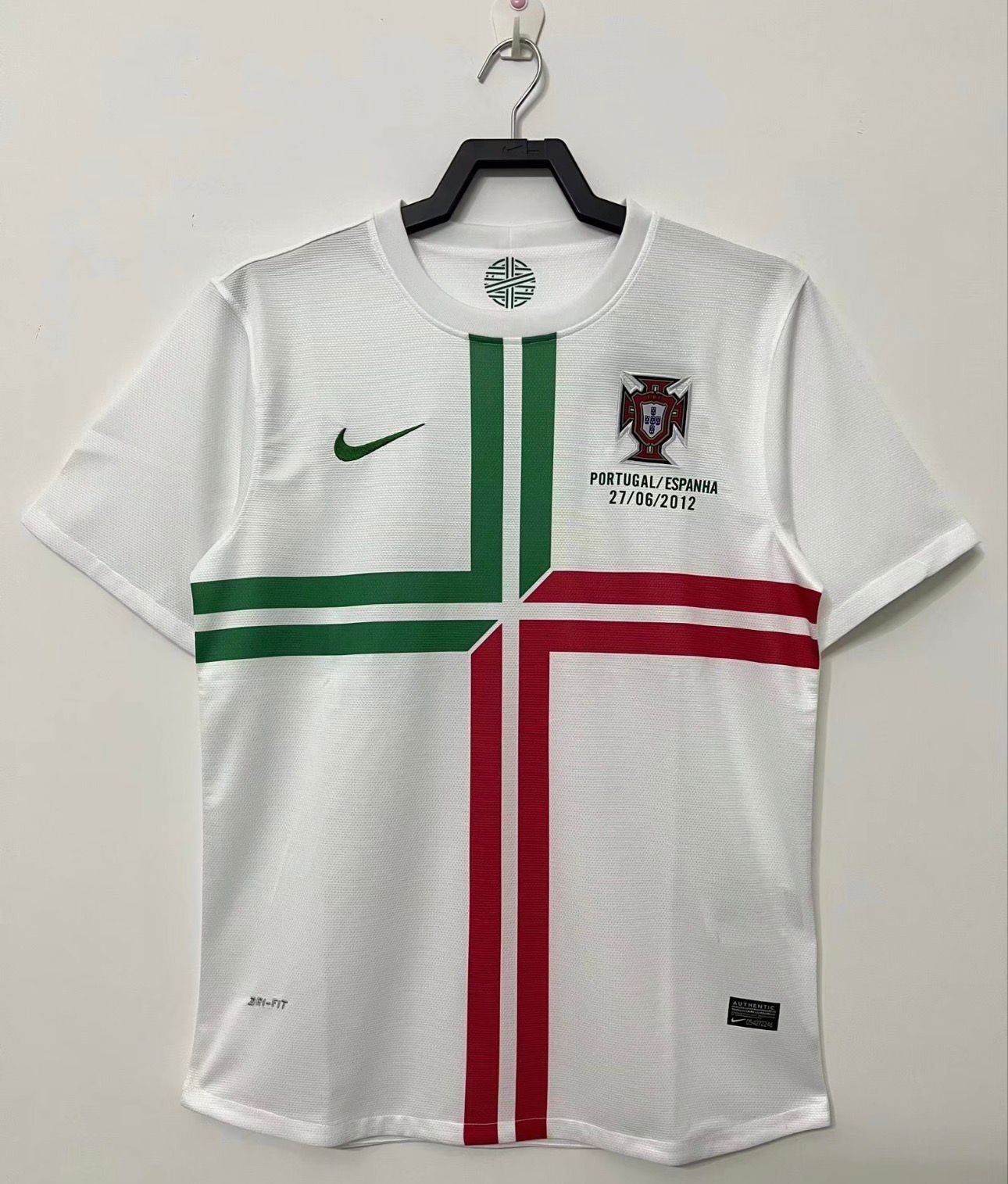 Portugal Away White football shirt