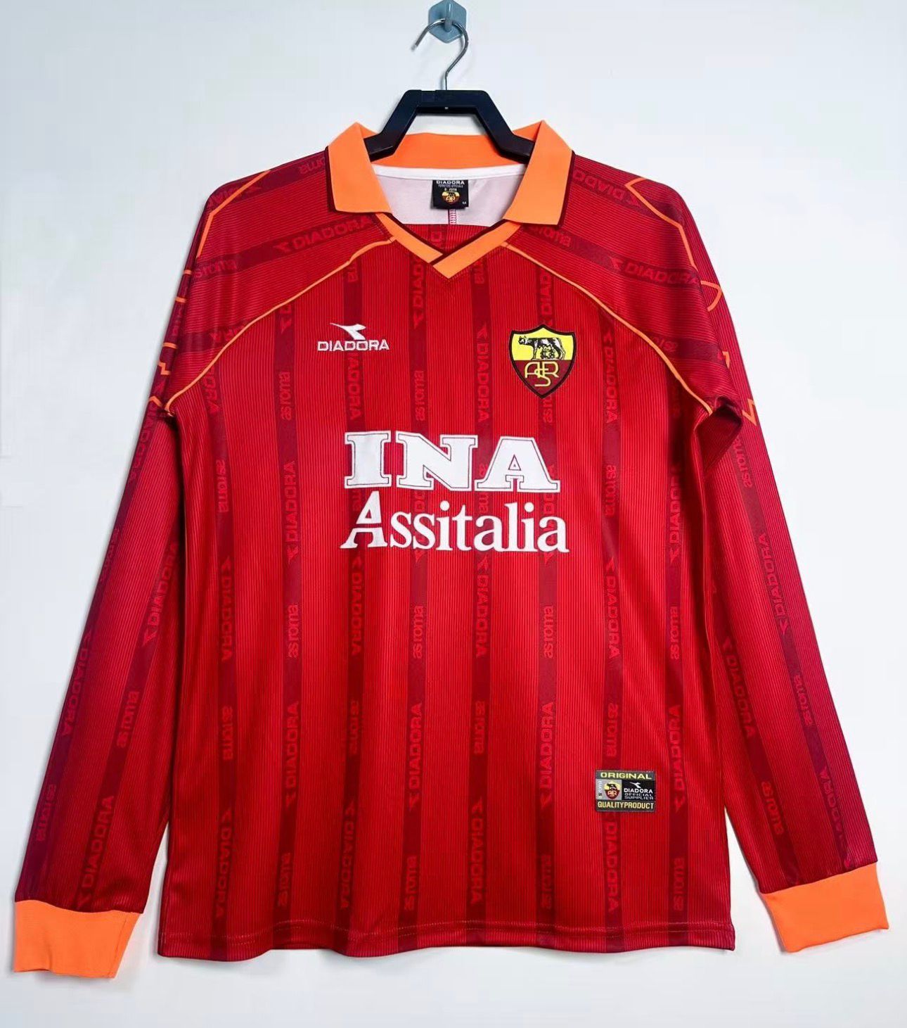 Roma INA Home football shirt