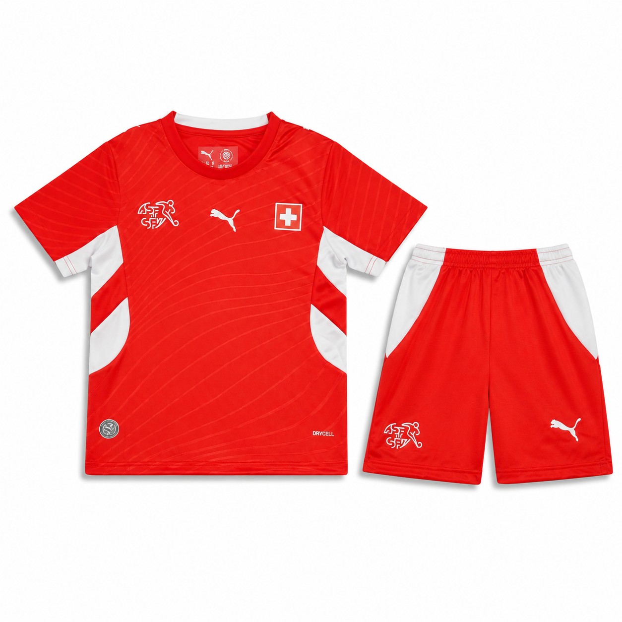 Switzerland Home replica kit, shirt, shorts and socks
